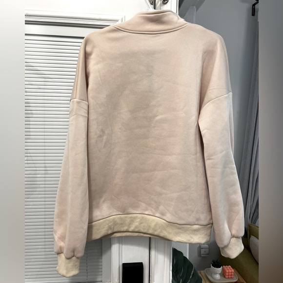 Women’s Quarter-Zip Pullover Sweater - Picture 2 of 2